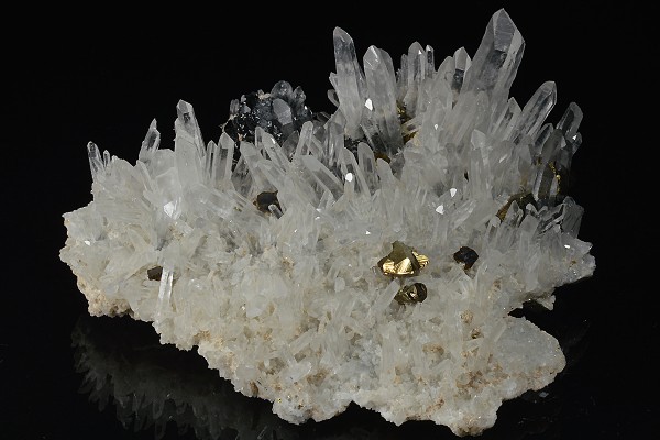 Quartz, Chalcopyrite, Sphalerite