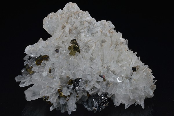 Quartz, Chalcopyrite, Sphalerite