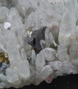 Quartz, Cleiophane, Pyrite, Chalcopyrite