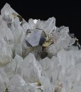 Quartz, Cleiophane, Pyrite, Chalcopyrite