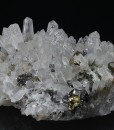 Quartz, Cleiophane, Pyrite, Chalcopyrite