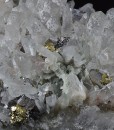Quartz, Cleiophane, Pyrite, Chalcopyrite