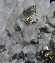 Quartz, Cleiophane, Pyrite, Chalcopyrite