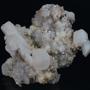 Calcite, Quartz, Sphalerite, Chalcopyrite