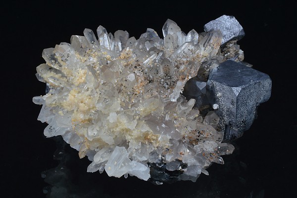 Galena, Quartz, Cleiophane, Calcite