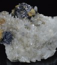 Chalcopyrite, skeletal Galena, Quartz, Sphalerite, Pyrite