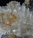 Chalcopyrite, skeletal Galena, Quartz, Sphalerite, Pyrite