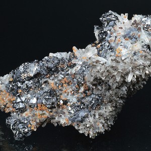 Quartz, Sphalerite, Galena, Calcite