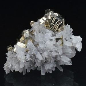 Pyrite, Quartz