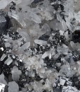 Skeletal Galena, Quartz, Sphalerite