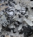 Skeletal Galena, Quartz, Sphalerite