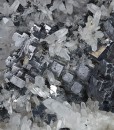 Skeletal Galena, Quartz, Sphalerite
