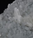 Scalenohedral Calcite, Quartz