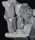 Twinned and truncated Galena, Sphalerite