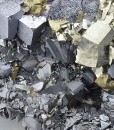 Galena, gem Sphalerite var.Cleiophane, Pyrite, Chalcopyrite