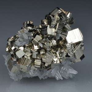Pyrite, Quartz
