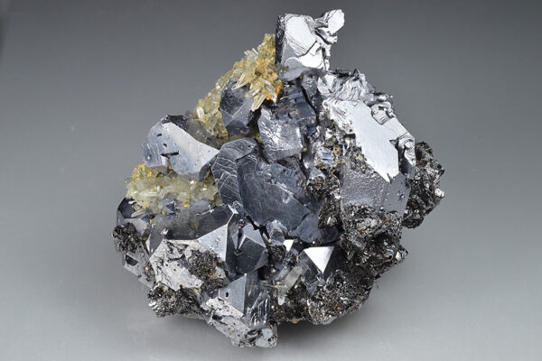 Truncated Galena, Sphalerite, Chalcopyrite, Quartz