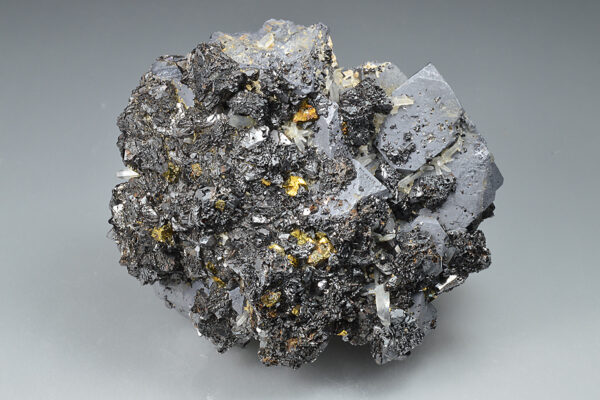 Truncated Galena, Sphalerite, Chalcopyrite, Quartz