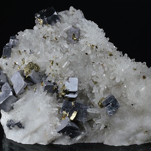 Galena, Chalcopyrite, Quartz