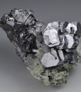 Twinned and truncated Galena, Sphalerite, Quartz