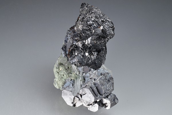 Twinned and truncated Galena, Sphalerite, Quartz