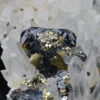 Quartz, Sphalerite, Chalcopyrite, Pyrite