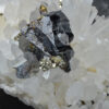 Quartz, Sphalerite, Chalcopyrite, Pyrite