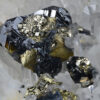 Quartz, Sphalerite, Chalcopyrite, Pyrite
