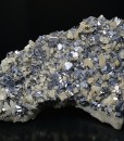 Twinned and truncated Galena, Quartz, Calcite