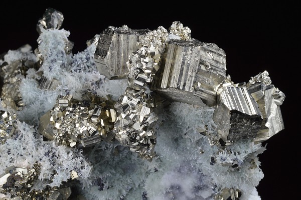 Pyrite, Quartz, Calcite