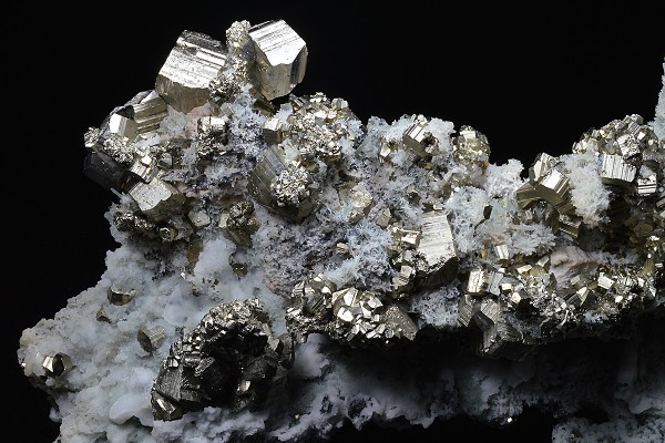 Pyrite, Quartz, Calcite