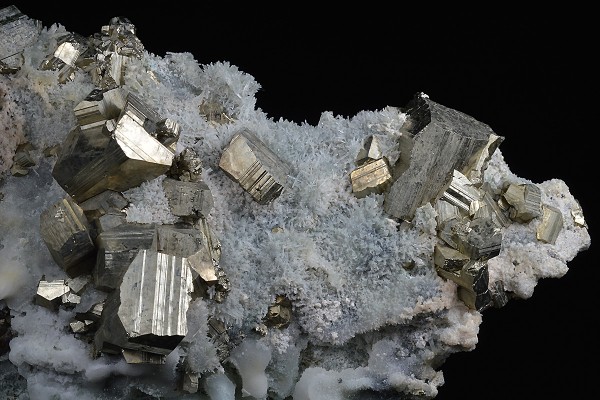 Pyrite, Quartz, Calcite