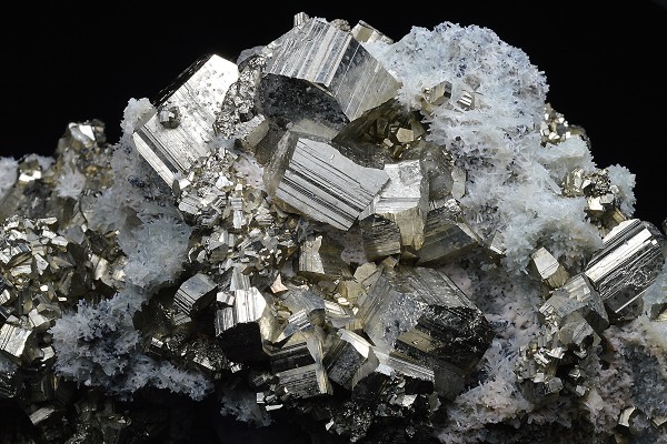 Pyrite, Quartz, Calcite