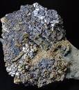 Skeletal Galena, Chalcopyrite, Quartz, Dolomite