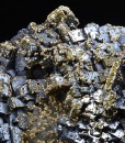 Skeletal Galena, Chalcopyrite, Quartz, Dolomite