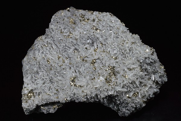 Pyrite on Quartz
