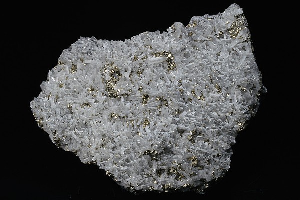 Pyrite on Quartz