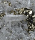 Pyrite on Quartz