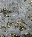 Pyrite on Quartz