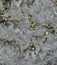 Pyrite on Quartz