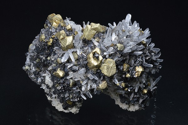 Chalcopyrite, Quartz, Sphalerite