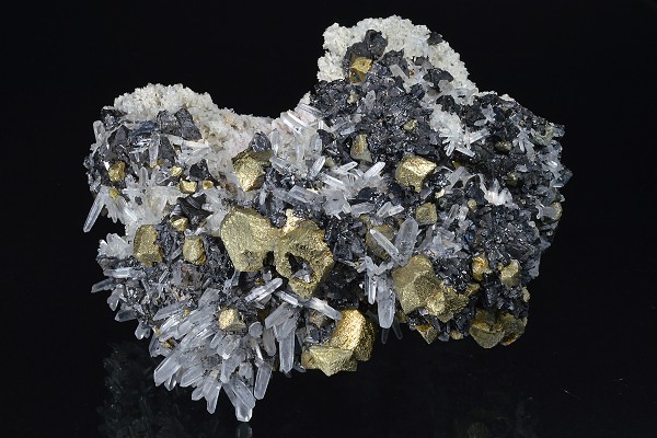 Chalcopyrite, Quartz, Sphalerite