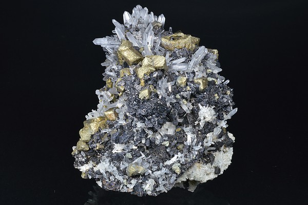 Chalcopyrite, Quartz, Sphalerite