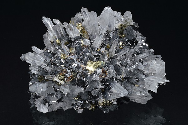 Quartz, Chalcopyrite, Sphalerite