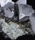 gem Sphalerite var.Cleiophane, Galena, Chalcopyrite, Quartz