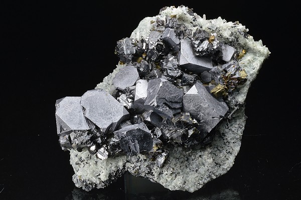 gem Sphalerite var.Cleiophane, Galena, Chalcopyrite, Quartz