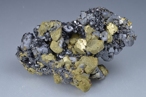 Chalcopyrite, Galena, Sphalerite, Calcite