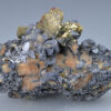 Chalcopyrite, Galena, Sphalerite, Calcite