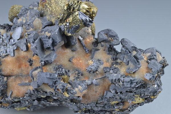 Chalcopyrite, Galena, Sphalerite, Calcite