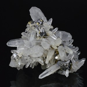 Quartz, Sphalerite, Chalcopyrite